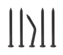 ConcreteNails-kS5v Bent Concrete Nail Compared to a Straight One
